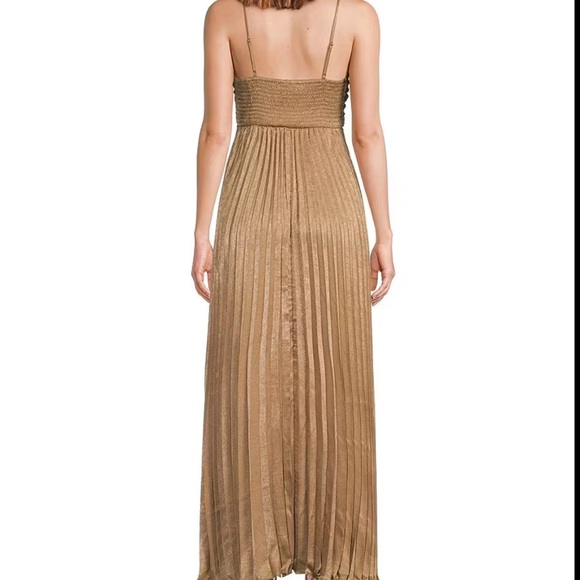 Lucy Paris Metallic Pleated Dress - Picture 5 of 8